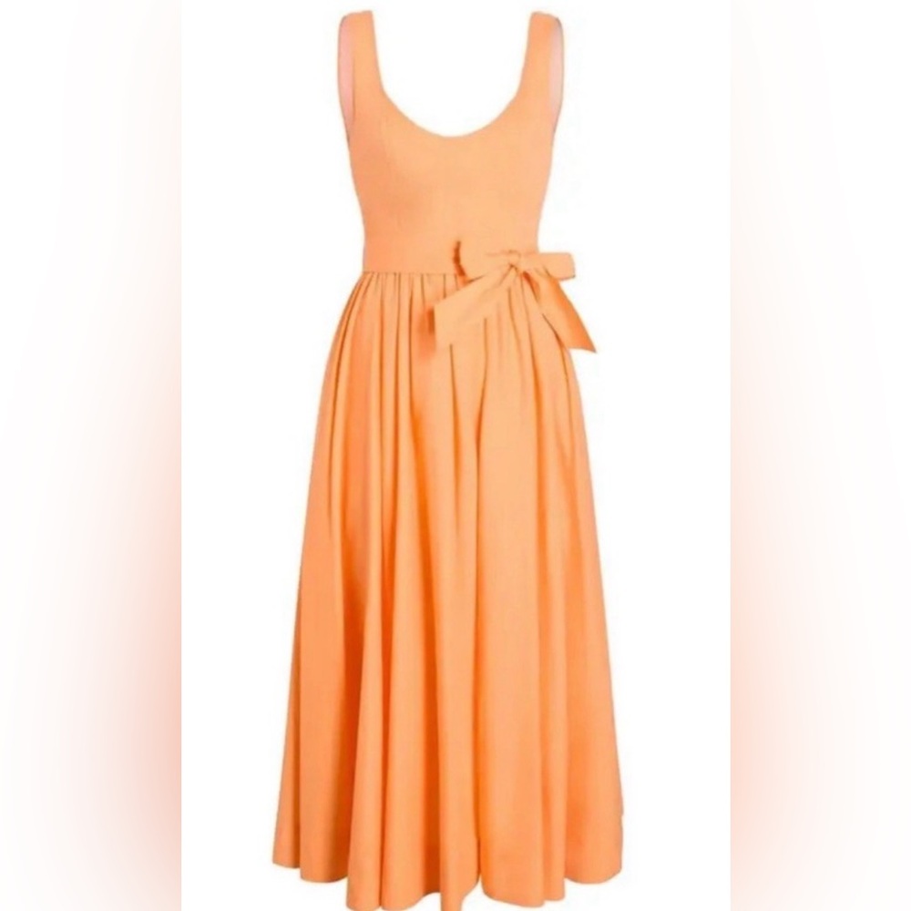 Cinq à Sept Peach Midi Dress